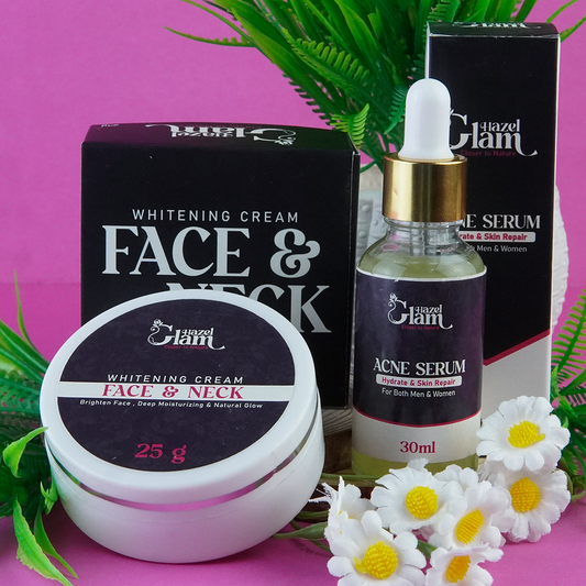 Face Acne Serum and Face & Neck Whiting Cream